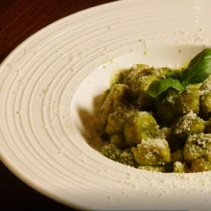 FETTUCCINE CON PESTO DI BASILICO FATTO IN CASA GLUTEN FREE